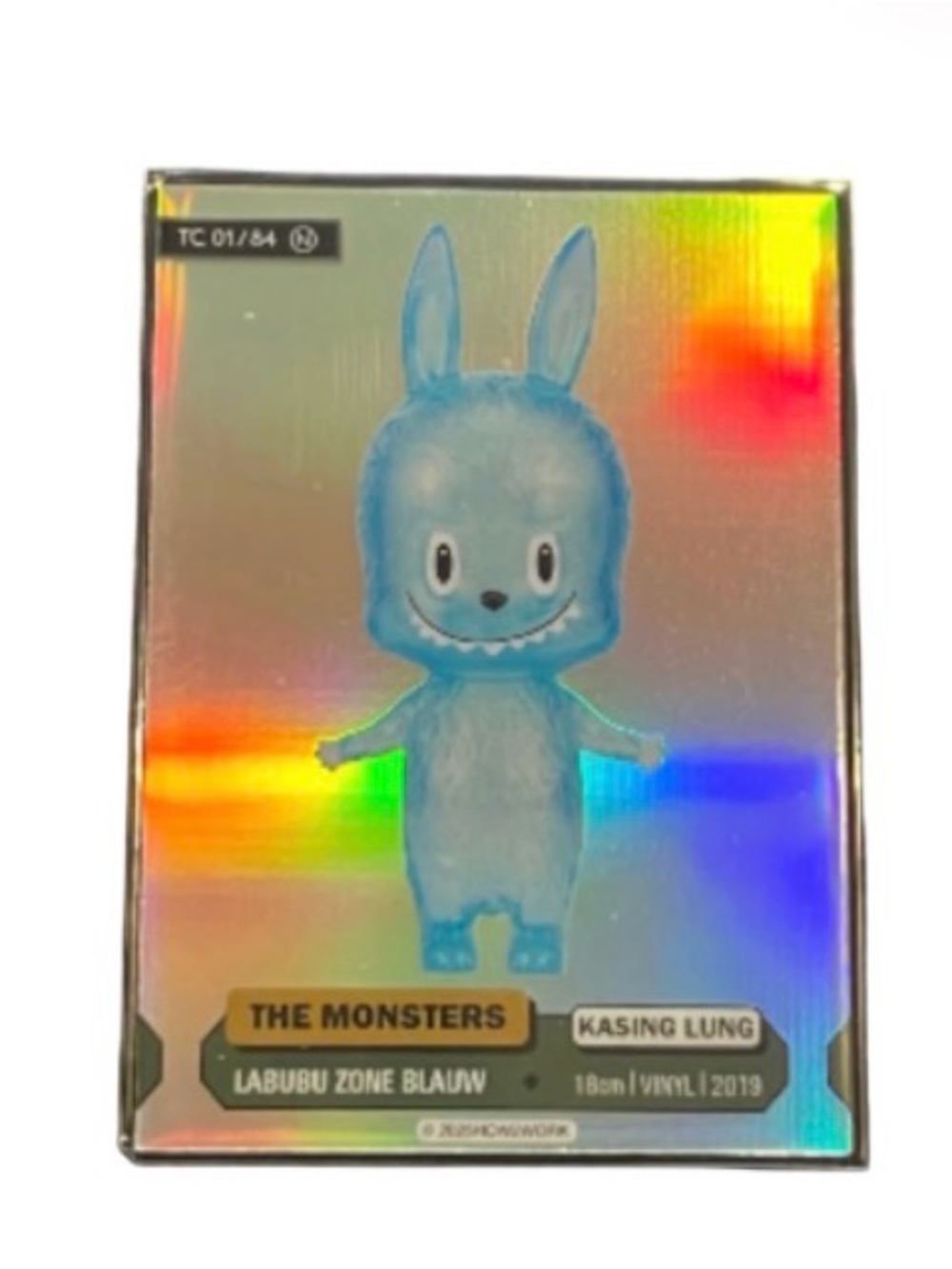 How2Work The Monsters Series 3 “Labubu Zone Blauw” Normal 1/84 Trading Card